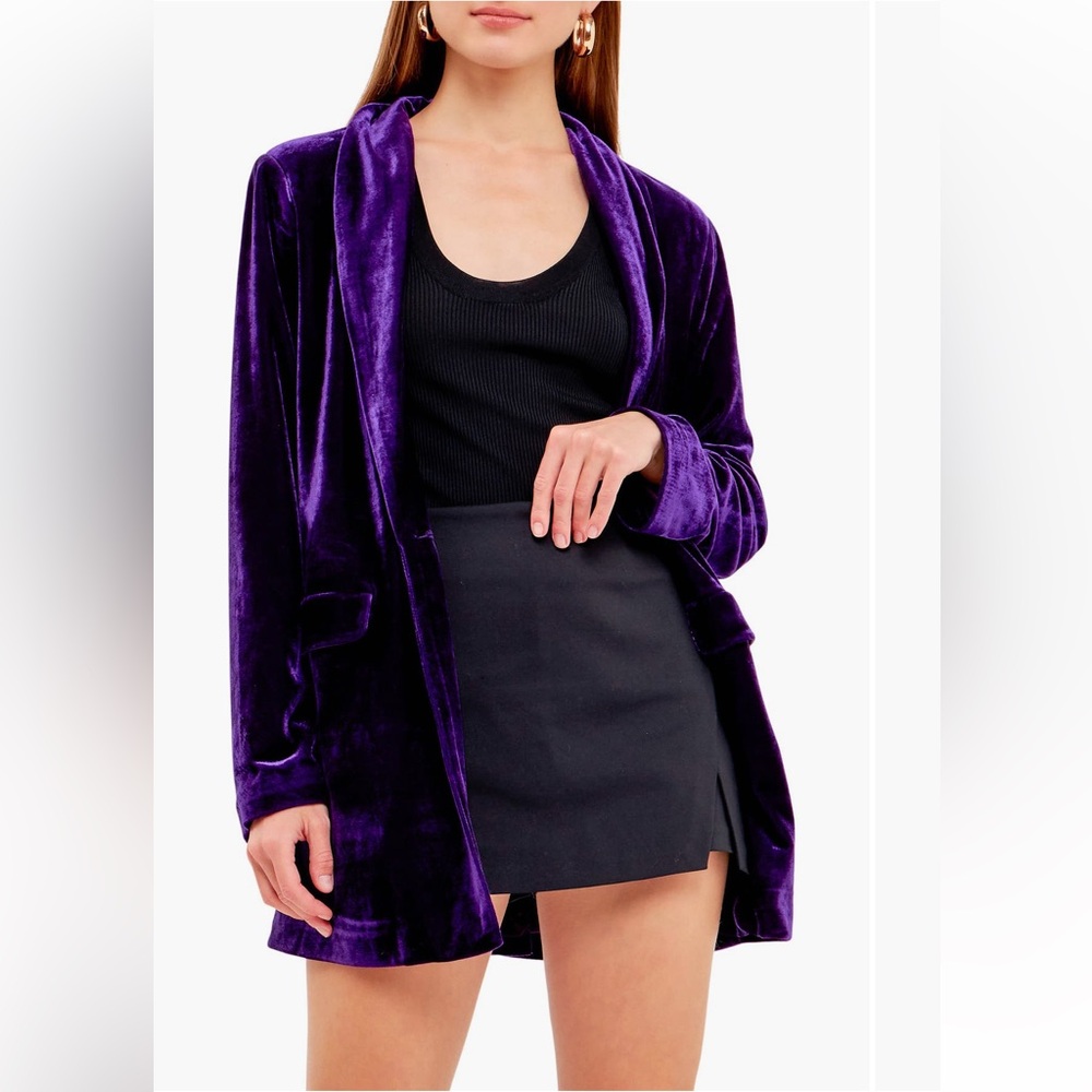 Endless Rose Velvet Blazer - X Small (runs big)